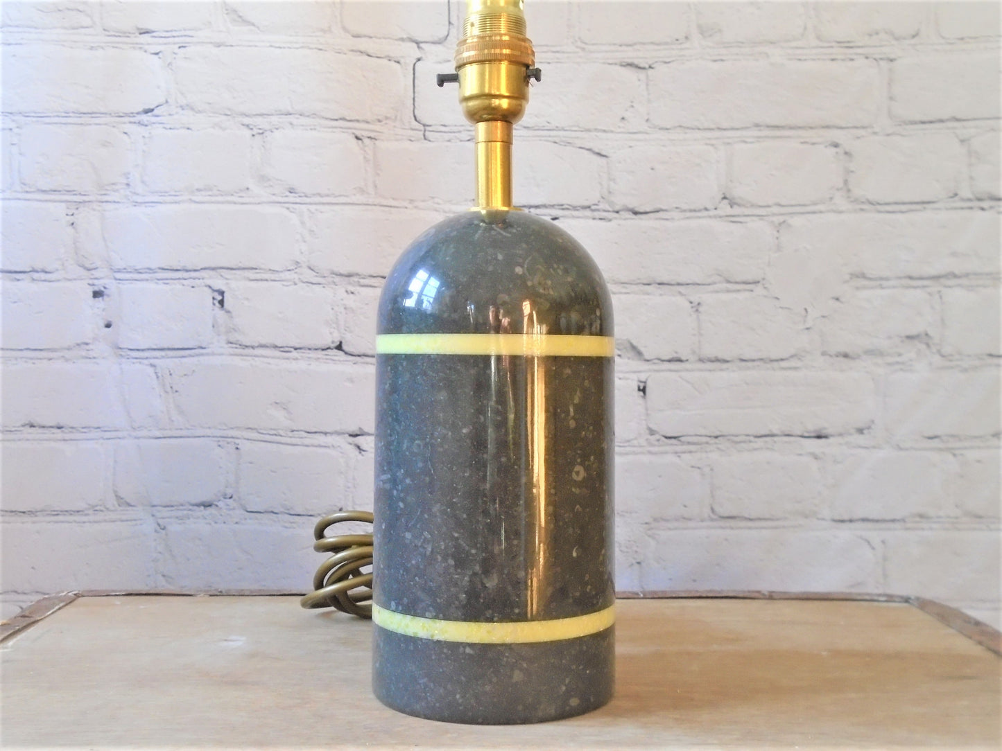 A Dome Top Cylindrical Table Lamp Base