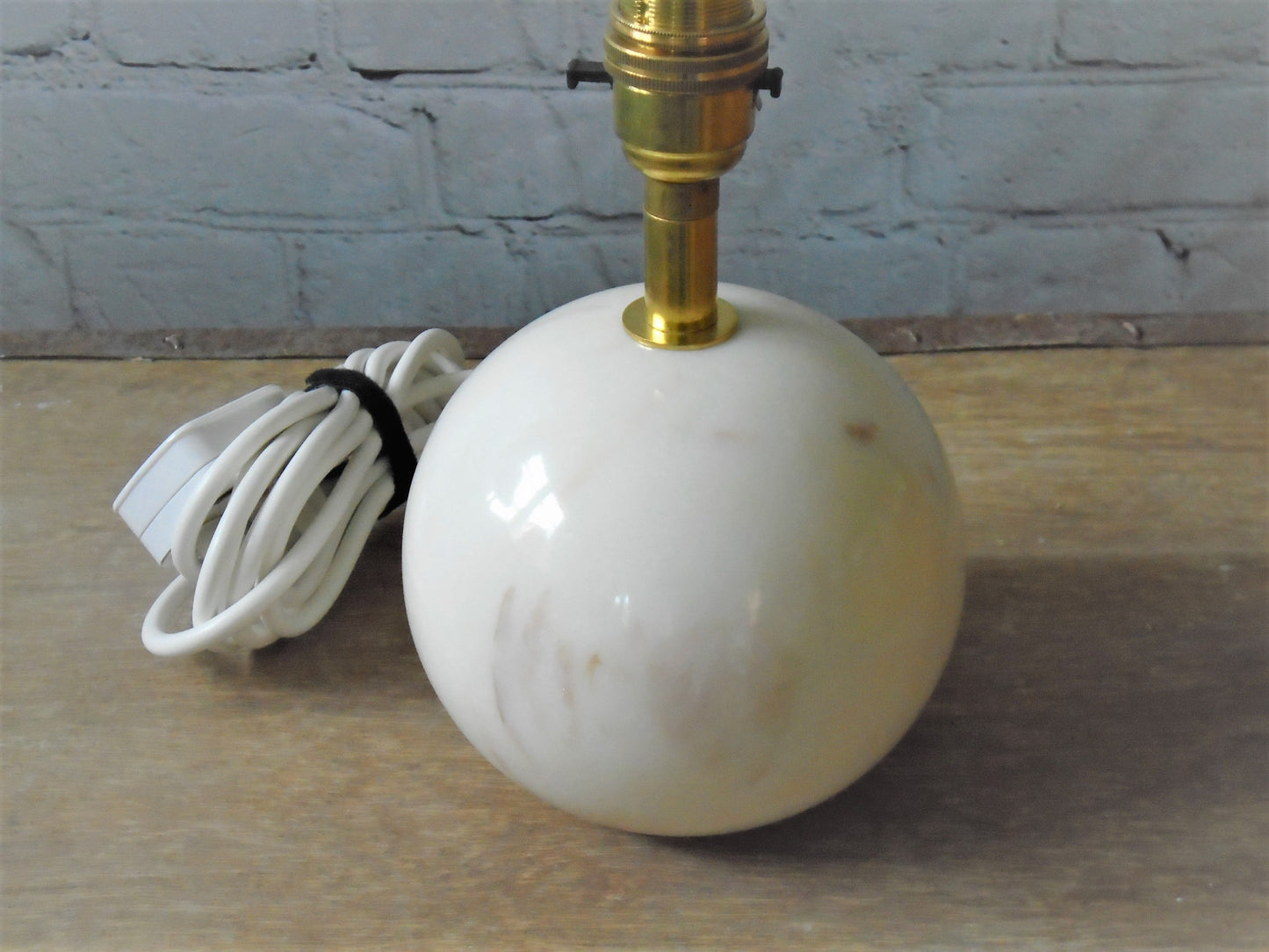 A Rosa Aurora Marble Table/Bedside Lamp