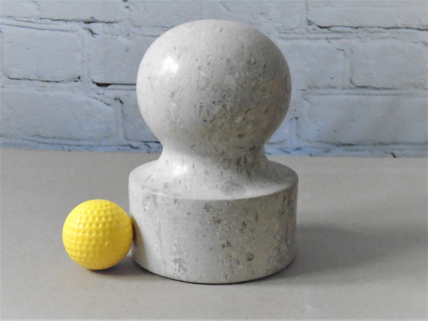 A Mirabelle Limestone Door Stop