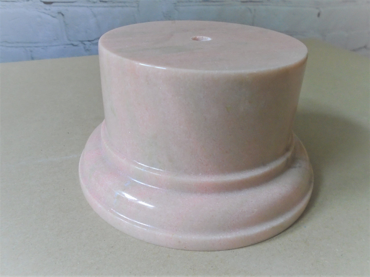 A Pink Marble Socle