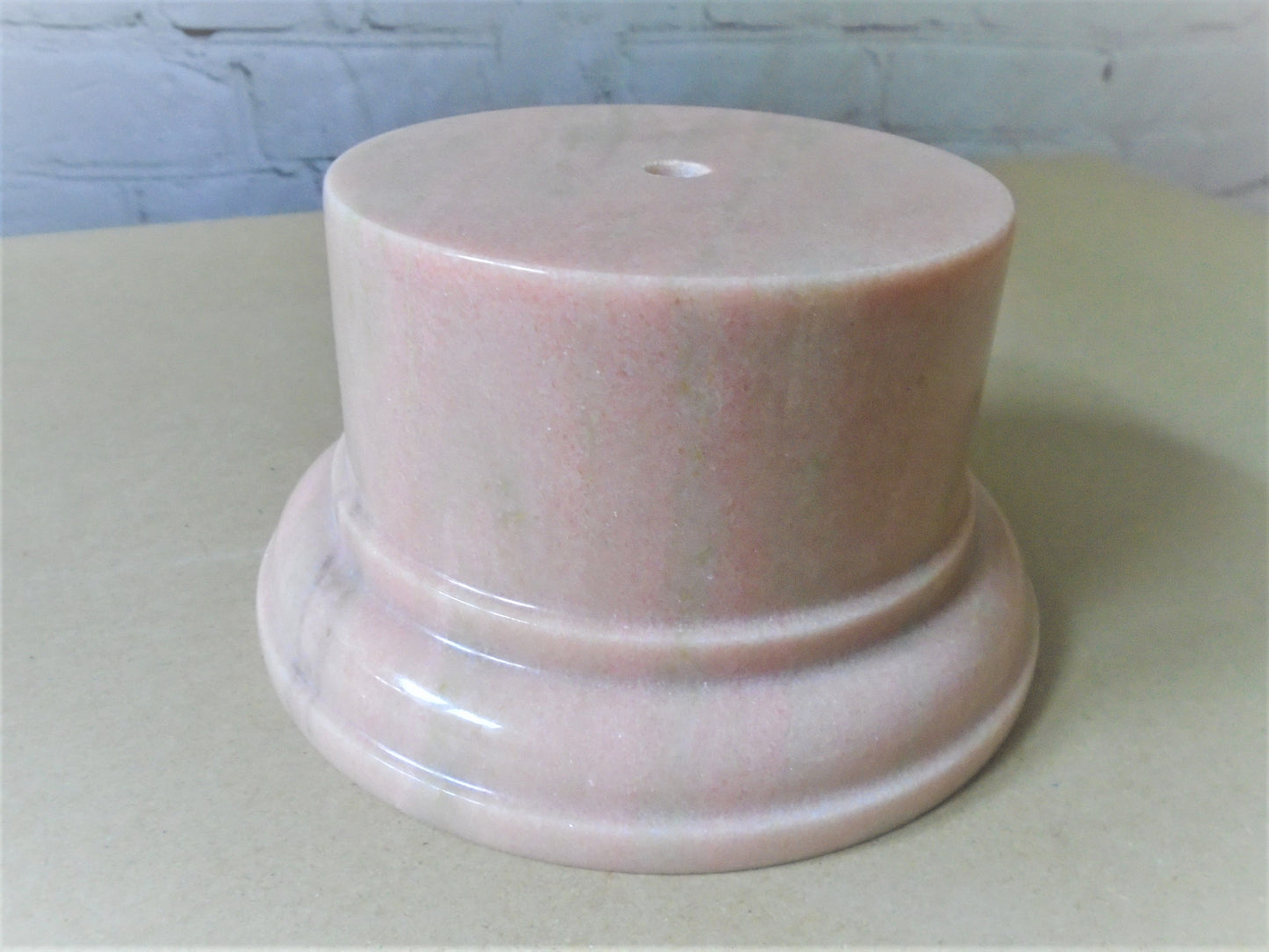 A Pink Marble Socle