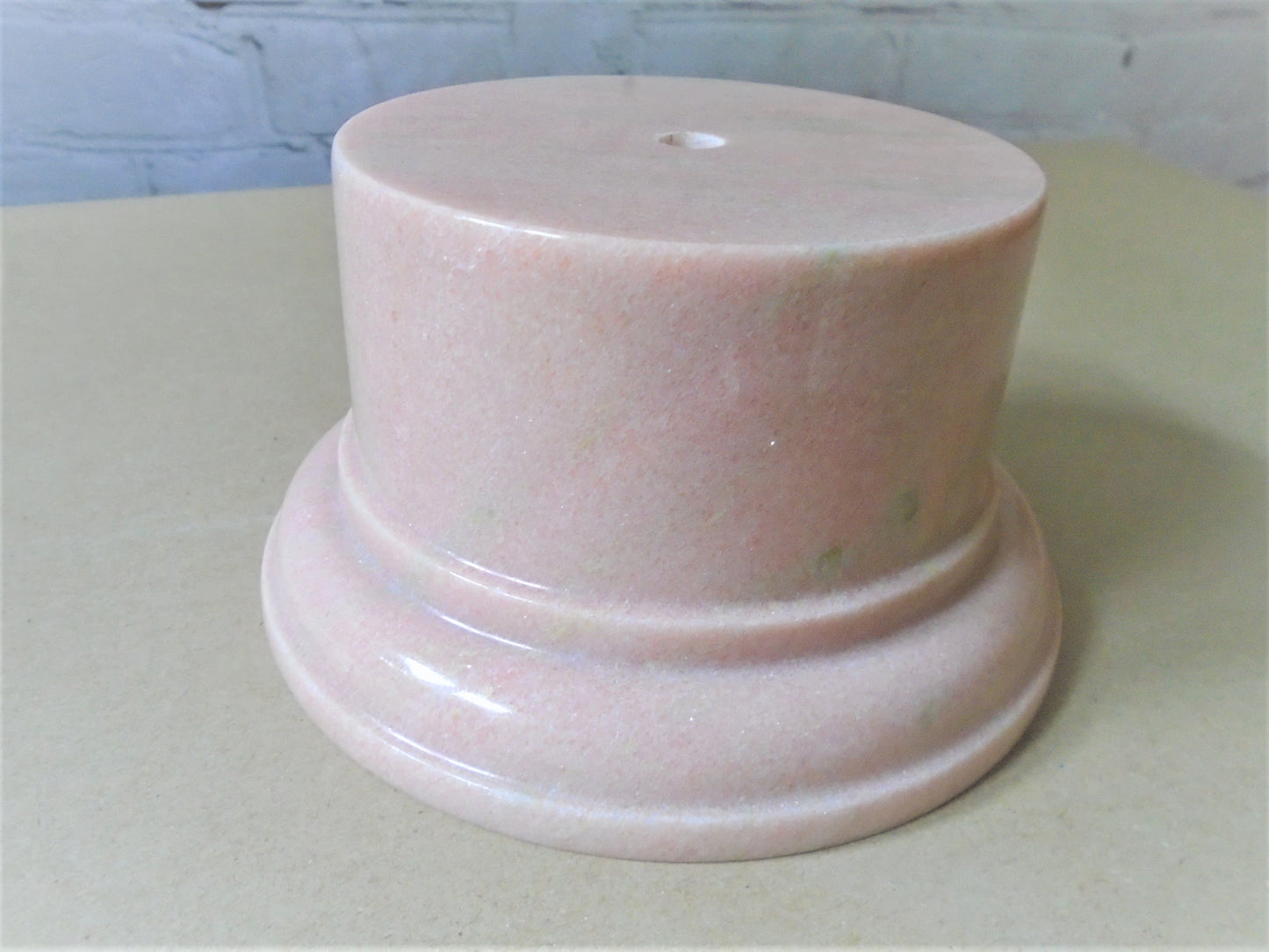 A Pink Marble Socle