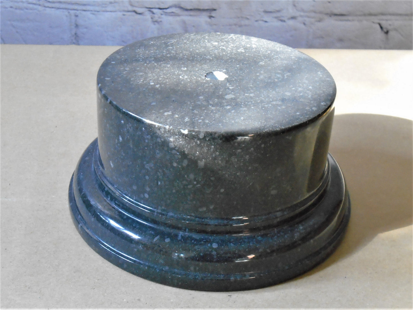 A Socle turned from Kilkenny Fossil Marble