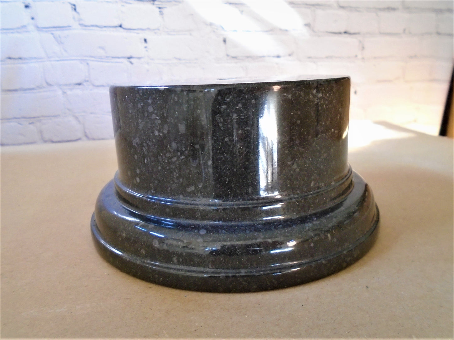 A Socle turned from Kilkenny Fossil Marble