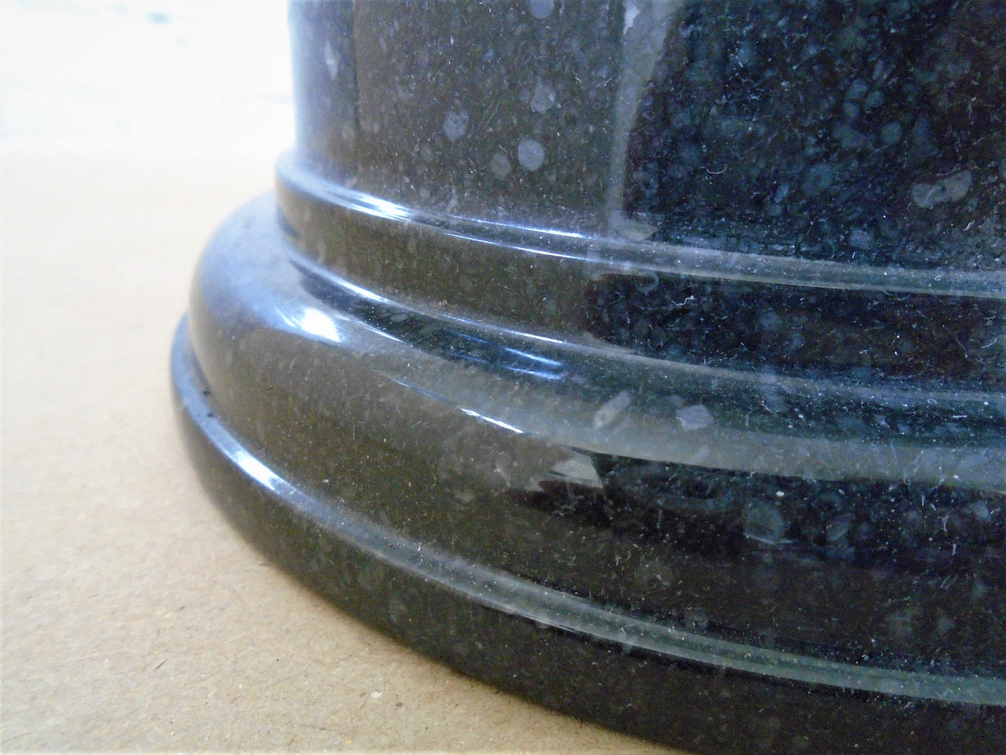 A Socle turned from Kilkenny Fossil Marble