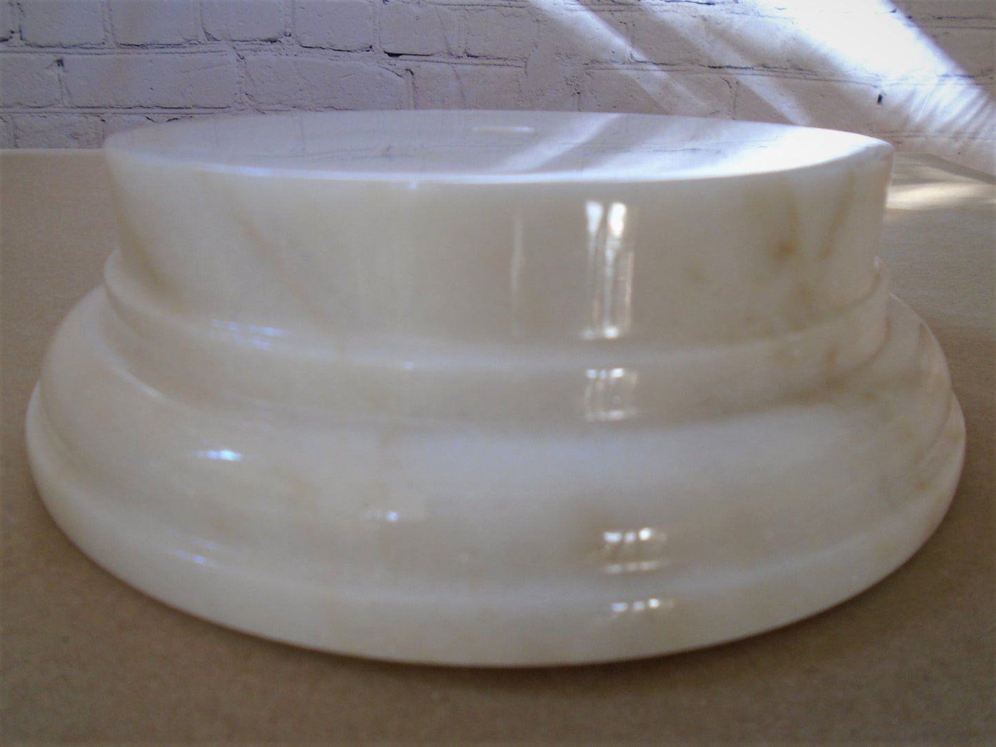 A Rosa Claro Marble Socle