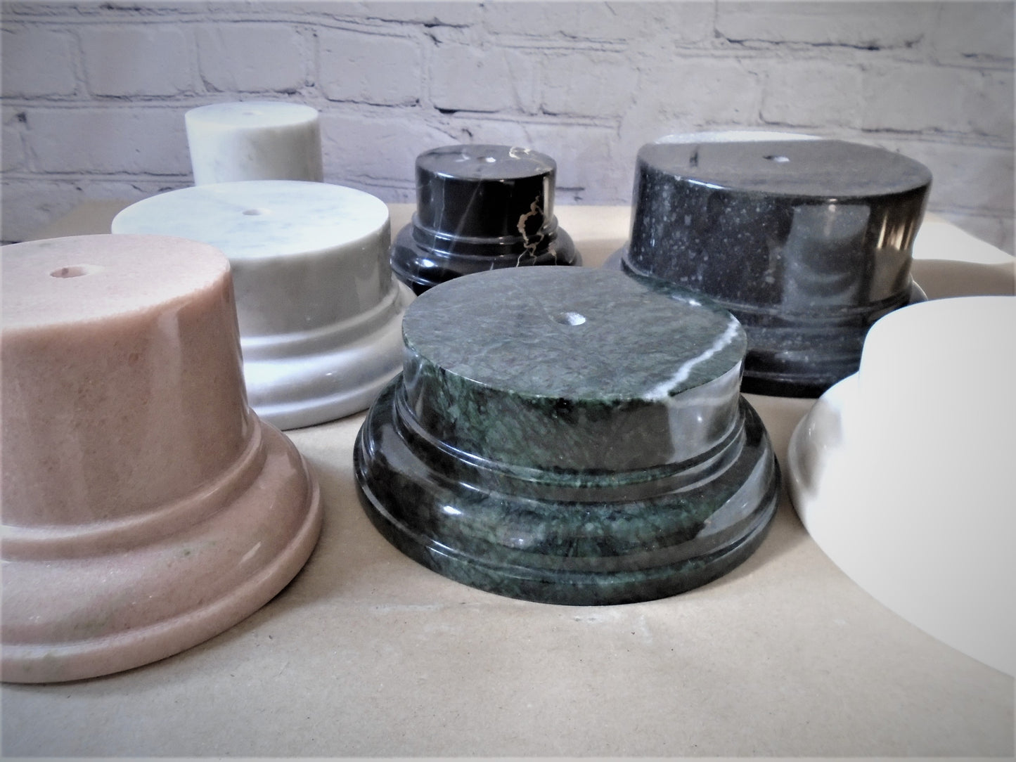 A Rosa Claro Marble Socle
