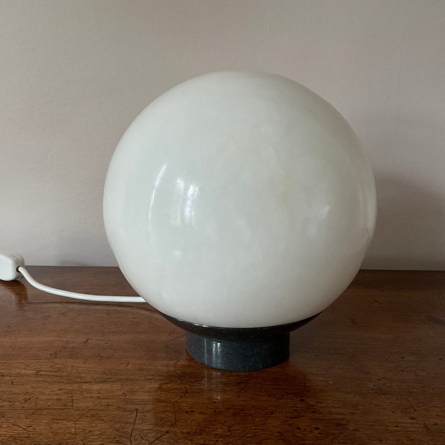 An Alabaster Lighting Globe