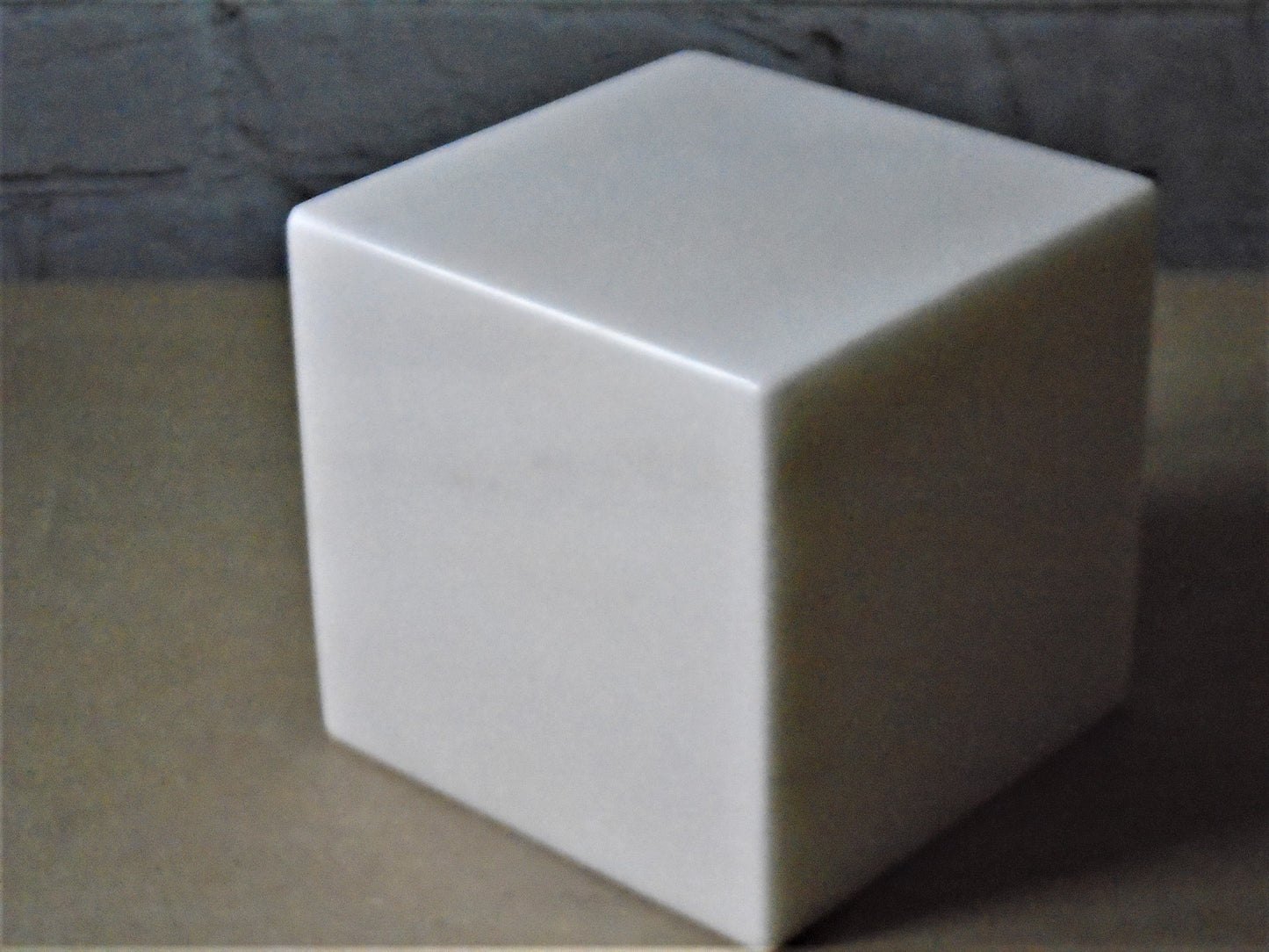 A White Marble Base