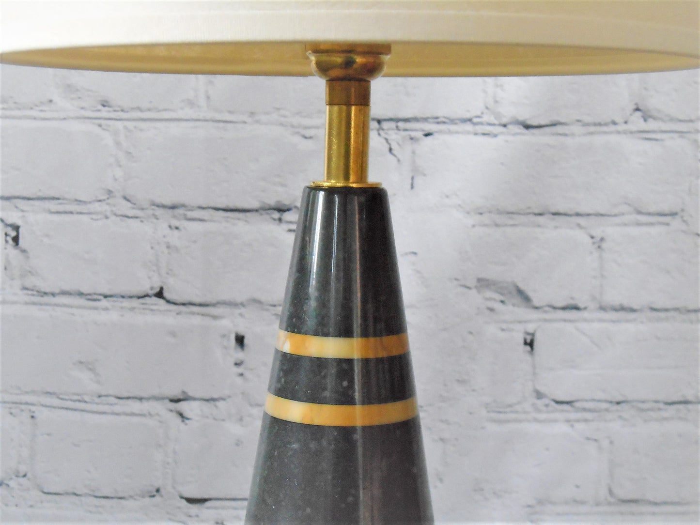A Pair of Kilkenny and Sienna Marble Table/Bedside Lamps