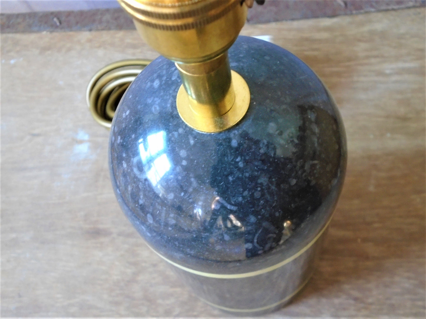 A Dome Top Cylindrical Table Lamp Base