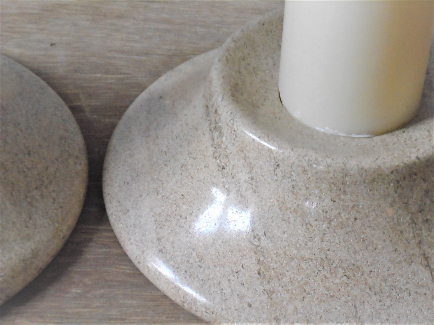 A Pair of Ancaster Weatherbed Candle Holders