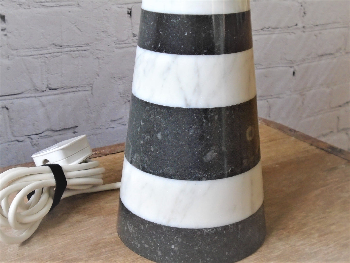 An Art Deco Style Marble Table Lamp