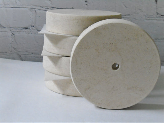 Ancaster Hard White Limestone Bases. 5 pieces