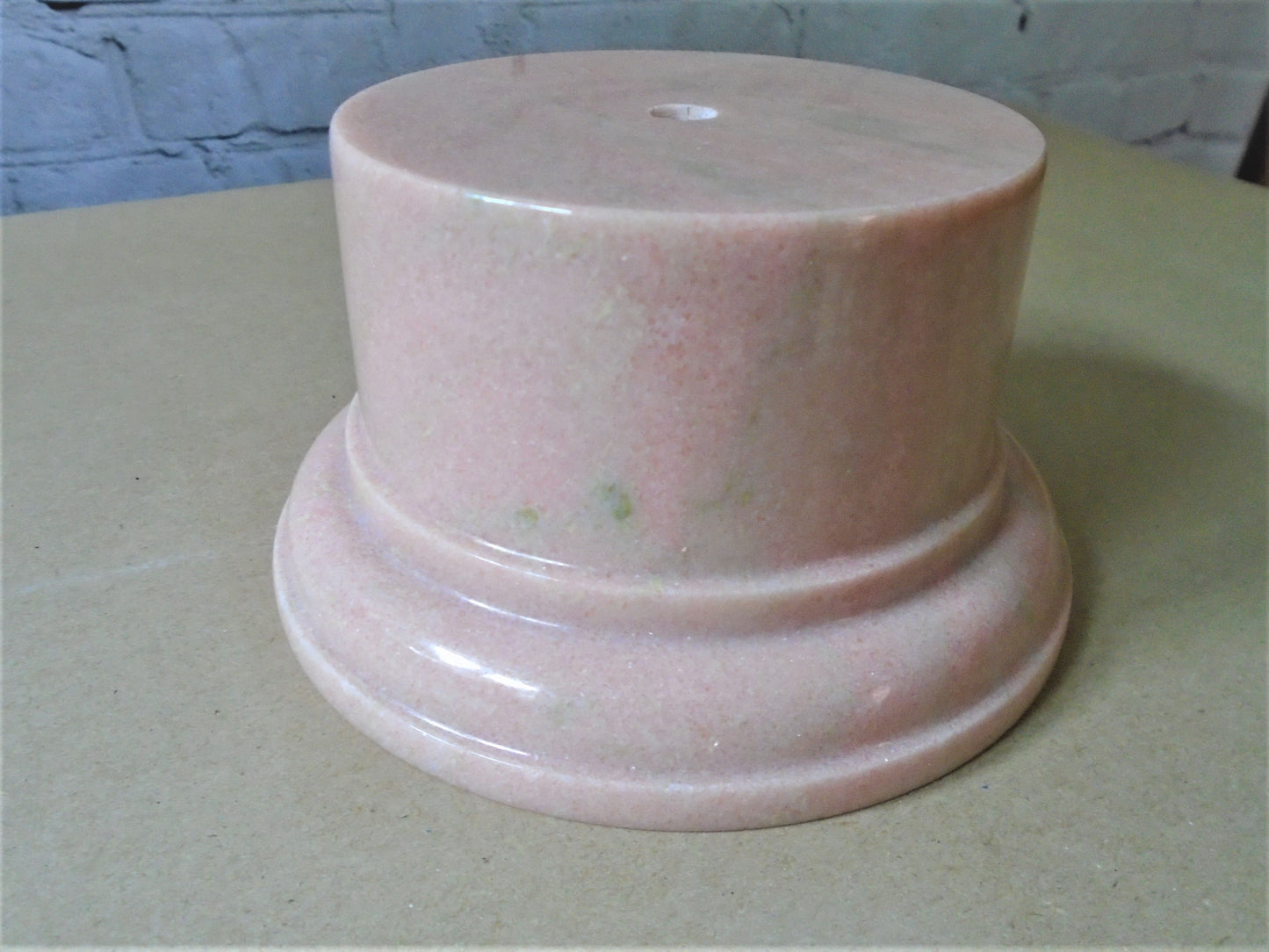 A Pink Marble Socle