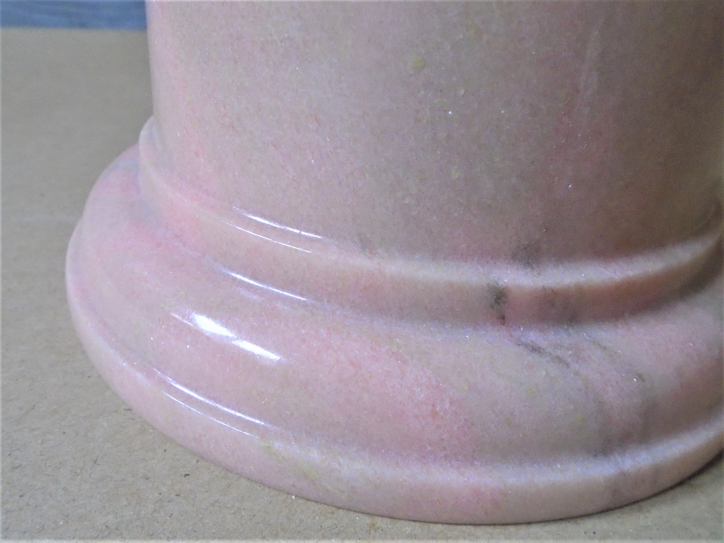 A Pink Marble Socle