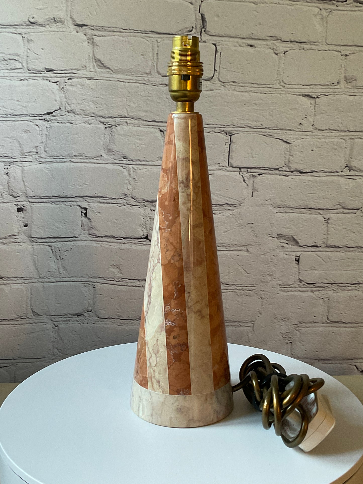 Art Deco Styled Conical Lamp Base