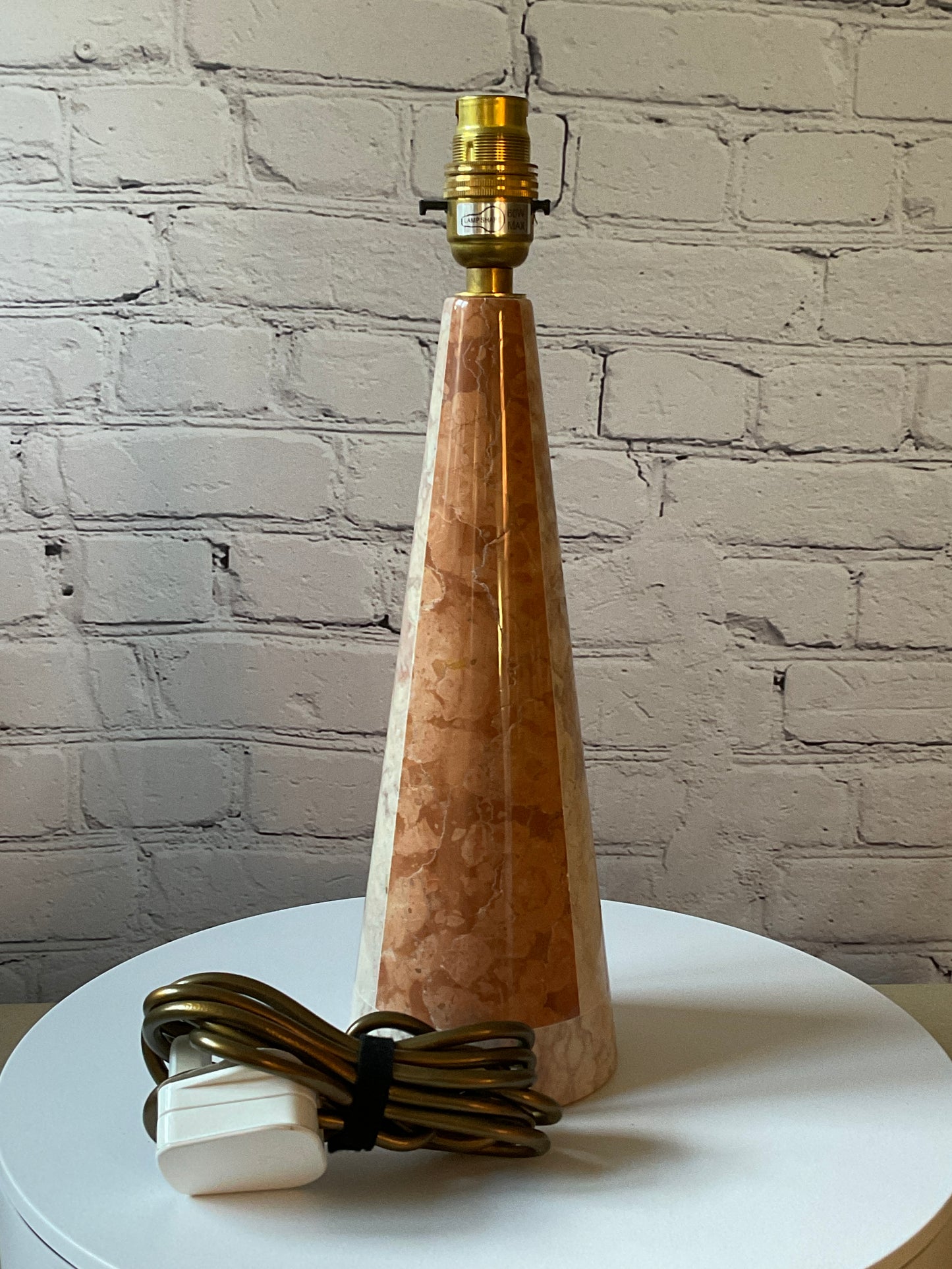 Art Deco Styled Conical Lamp Base