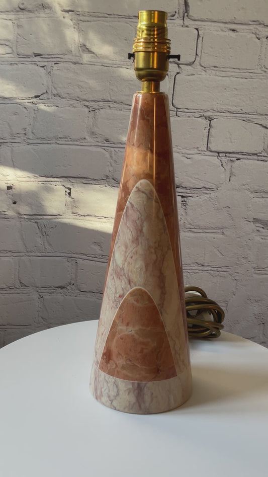 Art Deco Styled Conical Lamp Base